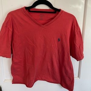 Cropped Polo Shirt